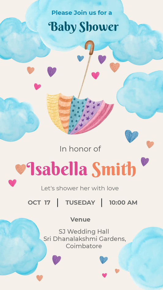 BABY SHOWER CARD | SAMPE 09